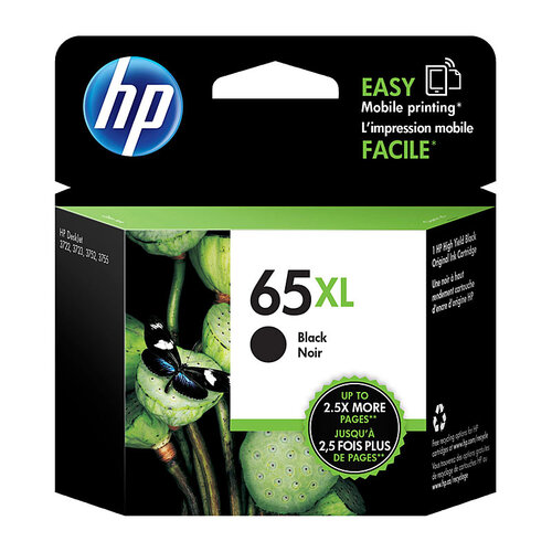 HP #65XL Black Ink N9K04AA - 300 pages