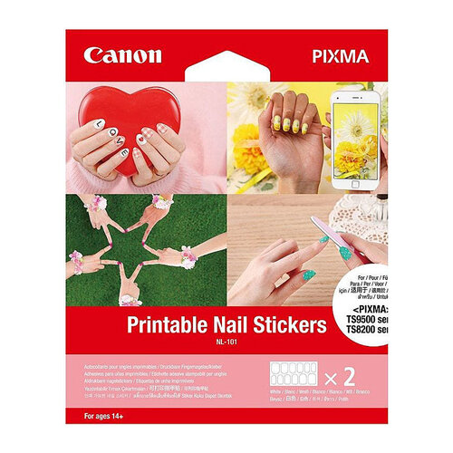 Canon Printable Nail Stickers - 2 sheets