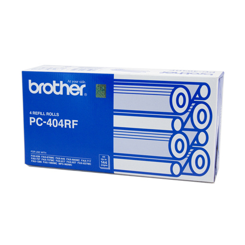 Brother PC-404 Print refill rolls x 4 - 144 pages