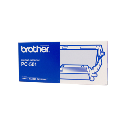 Brother PC-501 Print Cartridge + 1 roll
