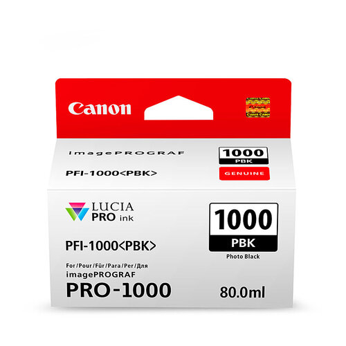 Canon PFI1000 Photo Black Ink Cartridge