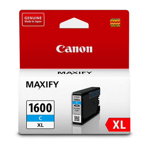 Canon PGI1600XL Cyan Ink Tank - 900 pages