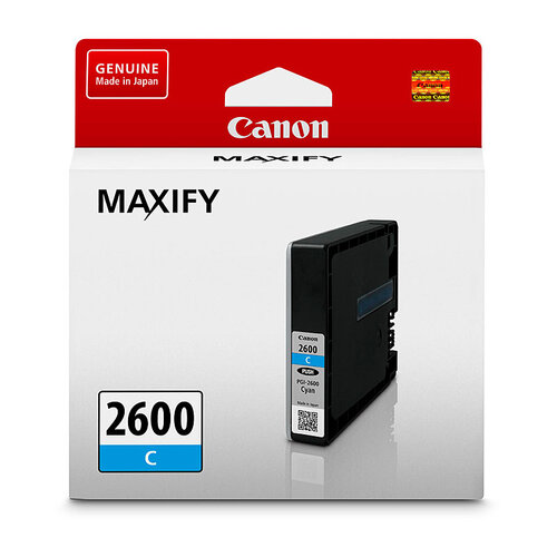 Canon PGI2600C Cyan Ink Tank - 700 pages