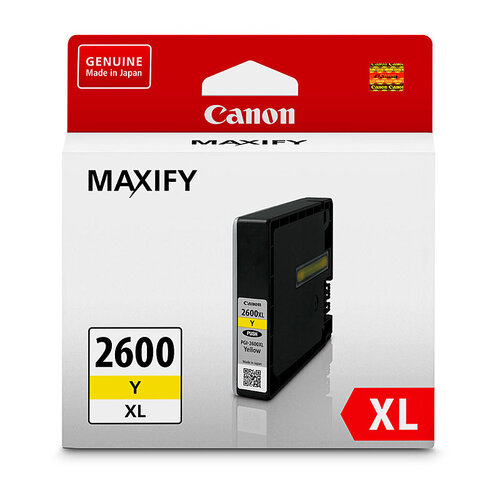 Canon PGI2600XL Yellow Ink Tank - 1500 pages 