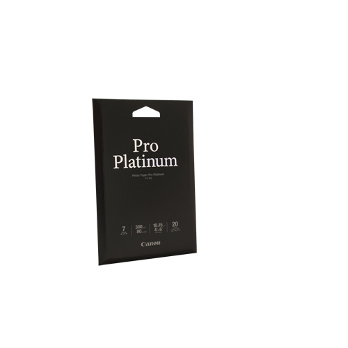 Canon Photo Paper Pro Platinum  6" x 4"  20 Sheets - 300gsm