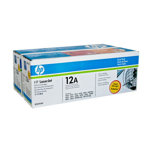 HP #12A Toner Cartridge - 2000 pages - Dual Pack 