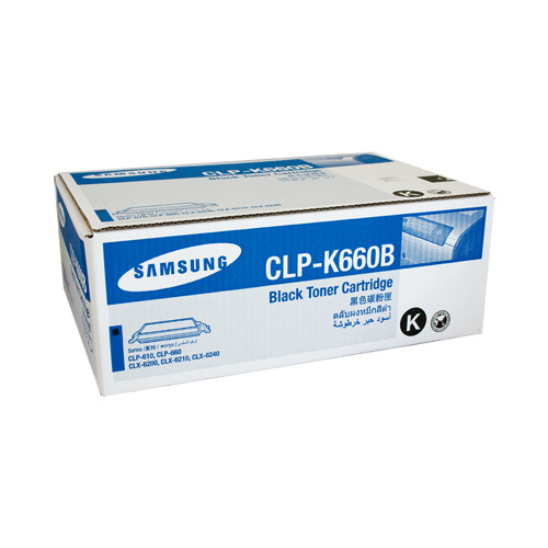 Samsung CLP-610 / CLP-660 / CLX-6210FX Black Toner Cartridge - 5500 pages @ 5%