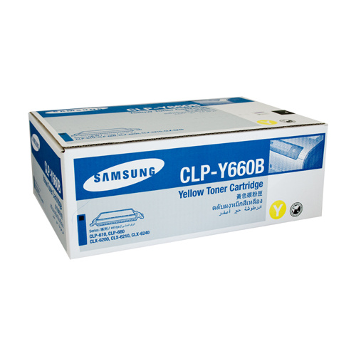Samsung CLP-610 / CLP-660 / CLX-6210FX Yellow Toner Cartridge - 5000 pages @ 5%