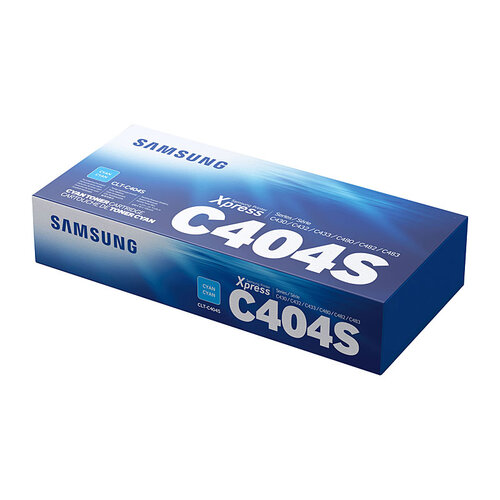 Samsung CLTC404S Cyan Toner Cartridge - 1000 pages