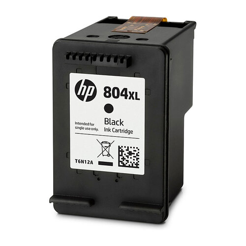 HP #804XL Black Ink Cartridge - 600 pages