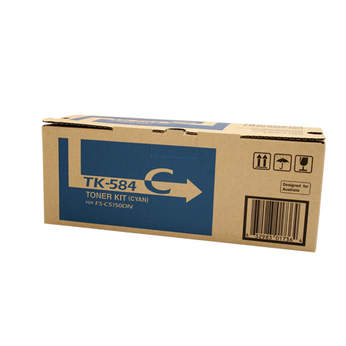 Kyocera FS-C5150DN Cyan Toner Cartridge - 2800 pages