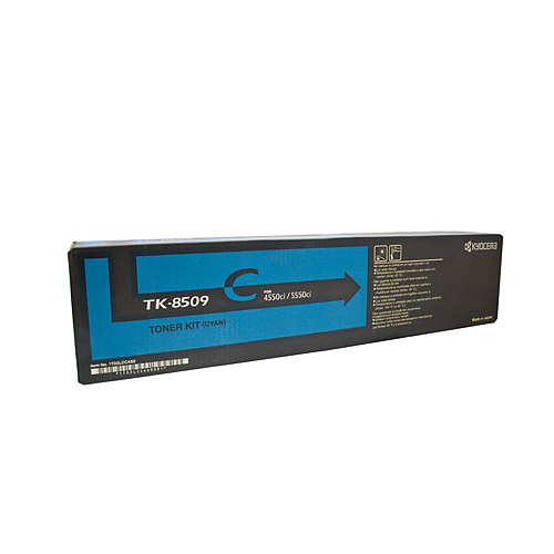 Kyocera TK8509C Cyan Toner Cartridge - 30000 pages