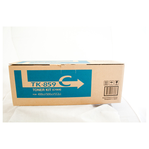 Kyocera TK859 Cyan Toner Cartridge - 18000 pages