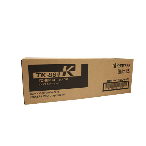 Kyocera TK884 Black Toner Cartridge - 25000 pages - WSL