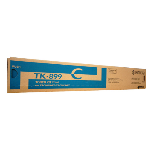 Kyocera TK899 Cyan Toner Cartridge - 6000 pages