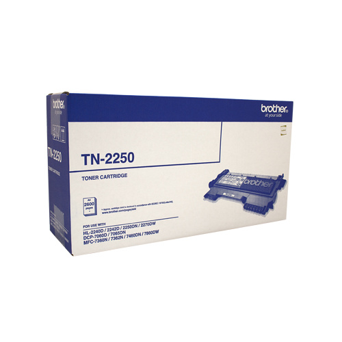 Brother TN-2250 Toner Cartridge - 2600 pages 
