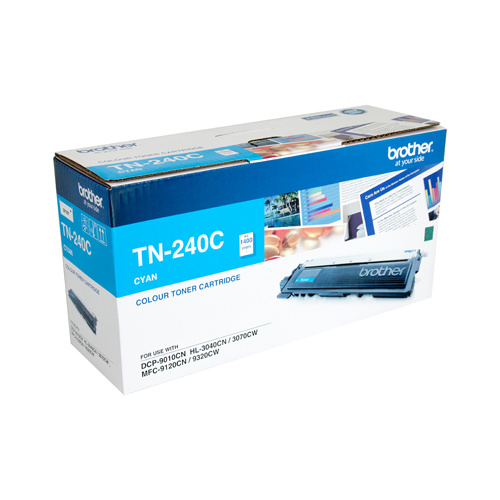 Brother TN-240 Cyan Toner Cartridge - 1400 pages