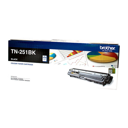 Brother TN-251 Black Toner Cartridge - 2500 pages