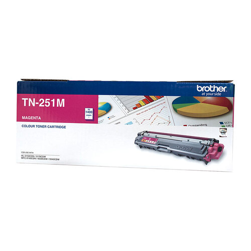 Brother TN-251 Magenta Toner Cartridge - 1400 pages