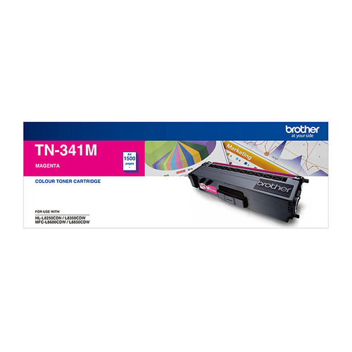 Brother TN-341 Magenta Toner Cartridge - 1500 pages