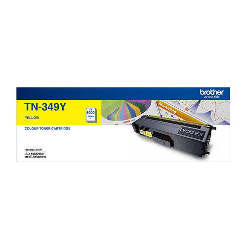 Brother TN-349 Yellow Toner Cartridge - 6000 pages
