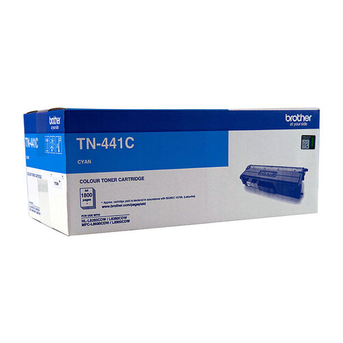 Brother TN441 Cyan Toner Cartridge - 1800 pages