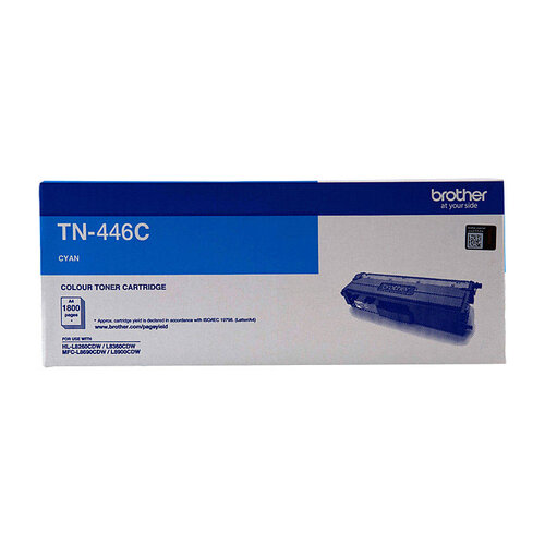 Brother TN446 Cyan Toner Cartridge - 6500 pages