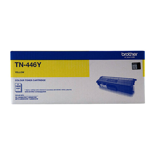 Brother TN446 Yellow Toner Cartridge - 6500 pages