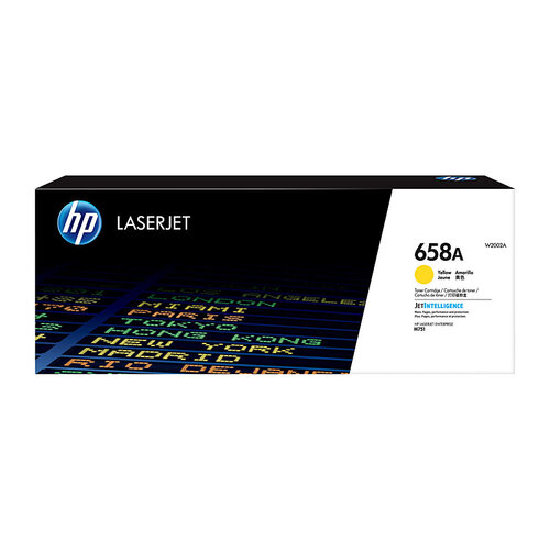 HP #658A Yellow Toner Cartridge W2002A - 6000 pages