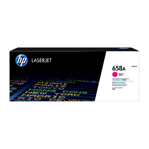 HP #658A Magenta Toner Cartridge W2003A - 6000 pages