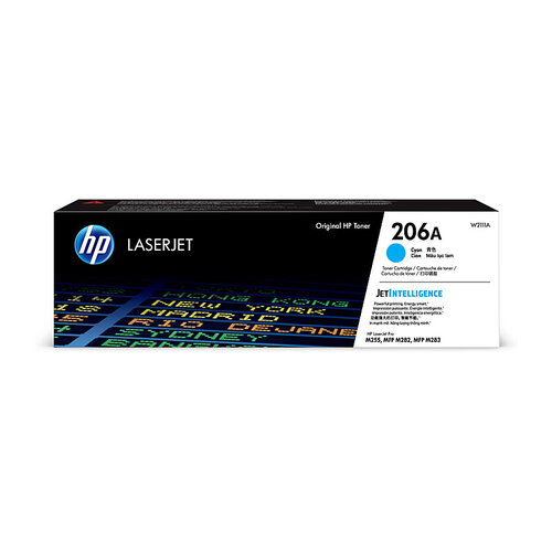 HP #206A Cyan Toner Cartridge W2111A - 1250 pages